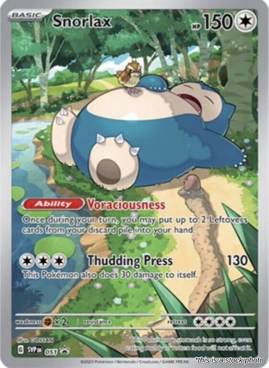 Snorlax - 051 - SV: Scarlet & Violet Promo Cards - Pokemon