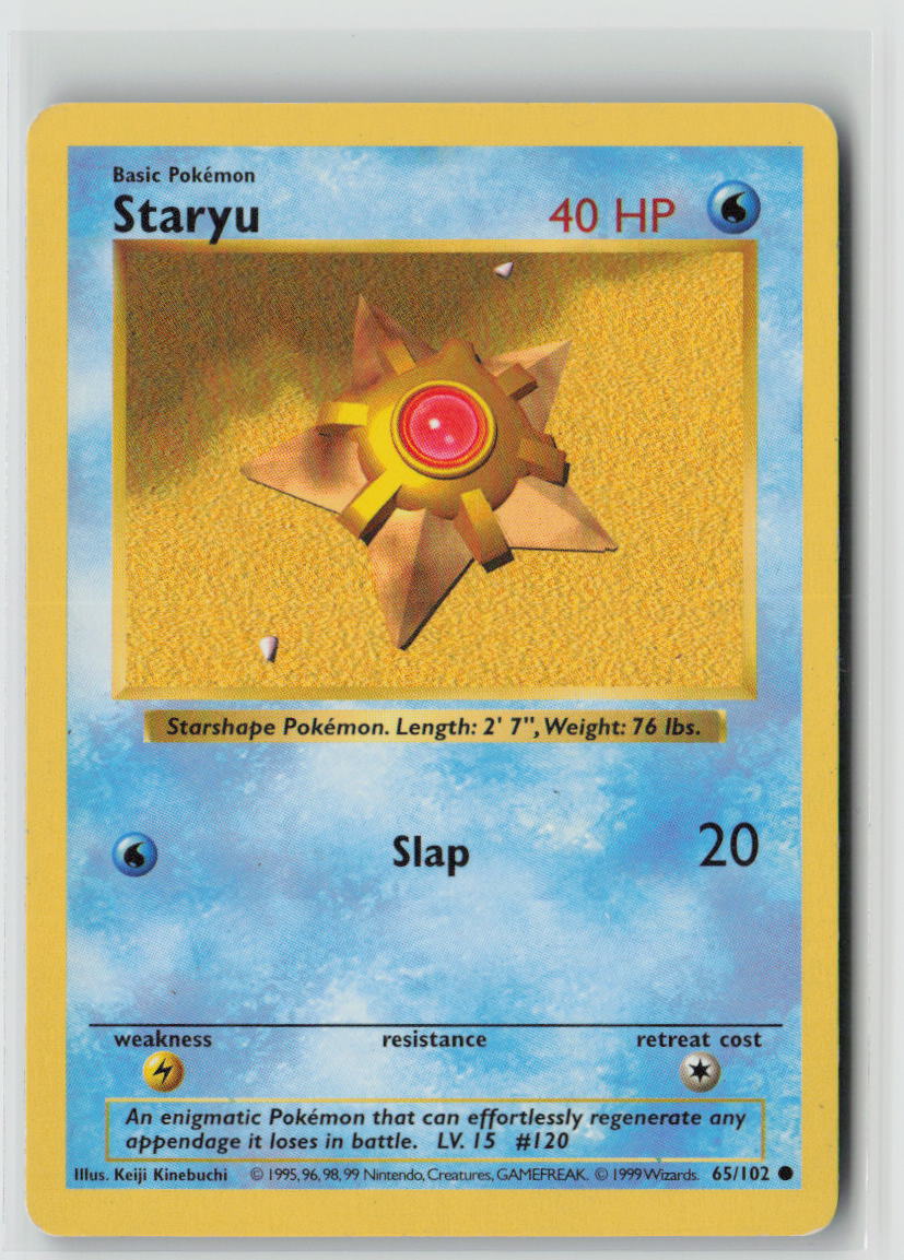 Staryu - #065/102 Base Set (Shadowless)