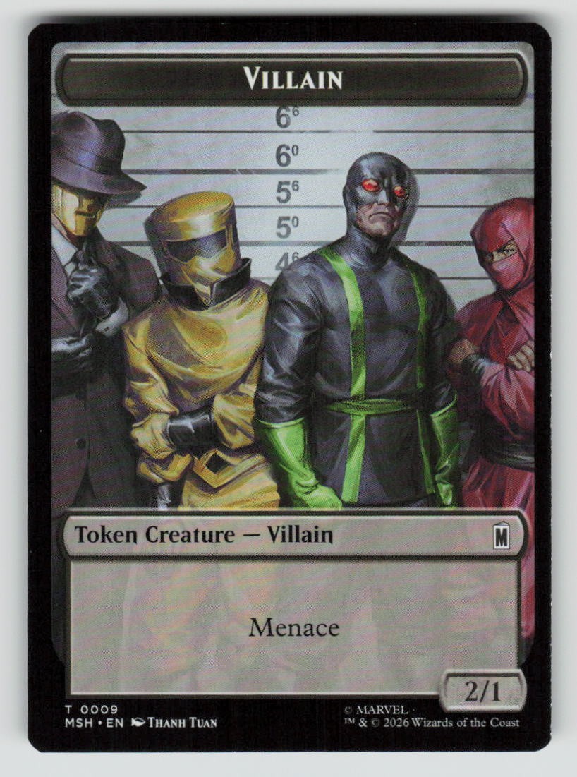Villain // Soldier Double-Sided Token (Back)