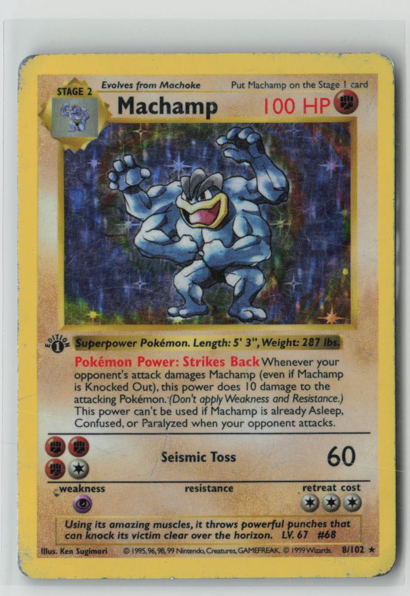 Machamp - 8/102 (Base Set Shadowless)