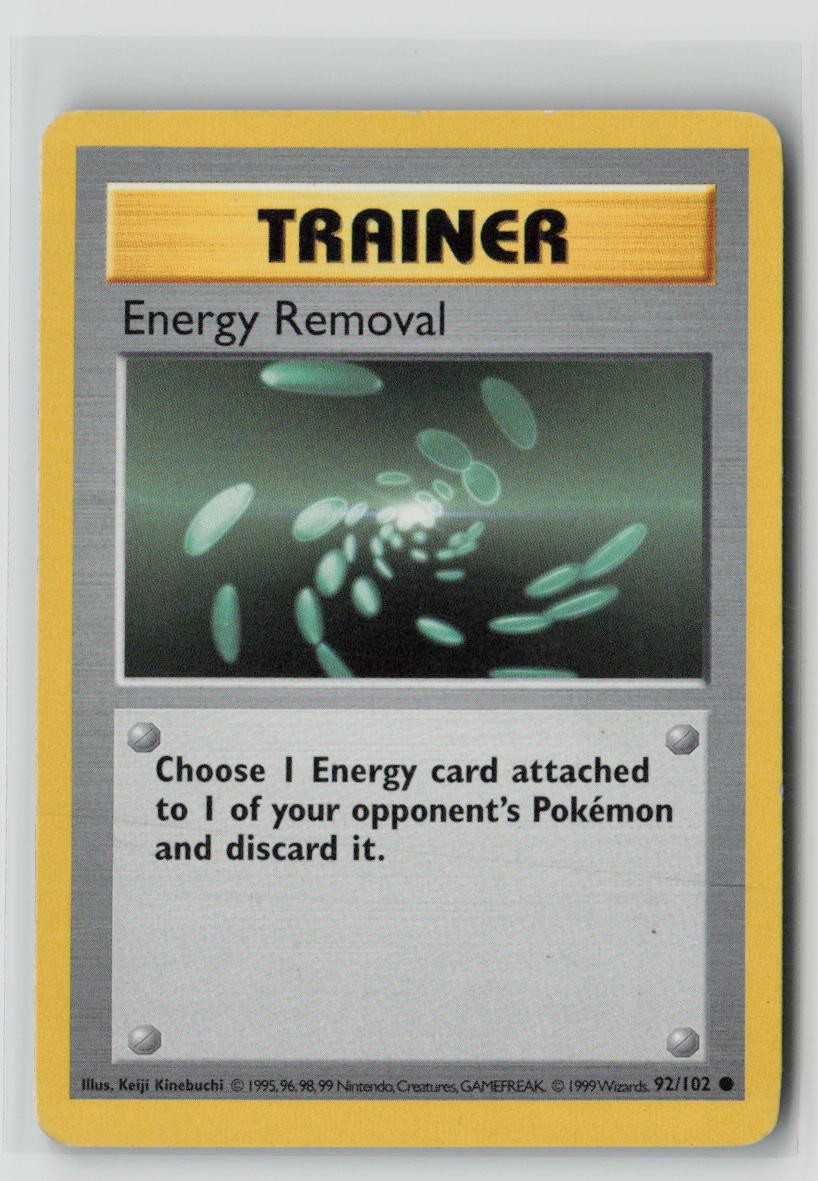 Energy Removal