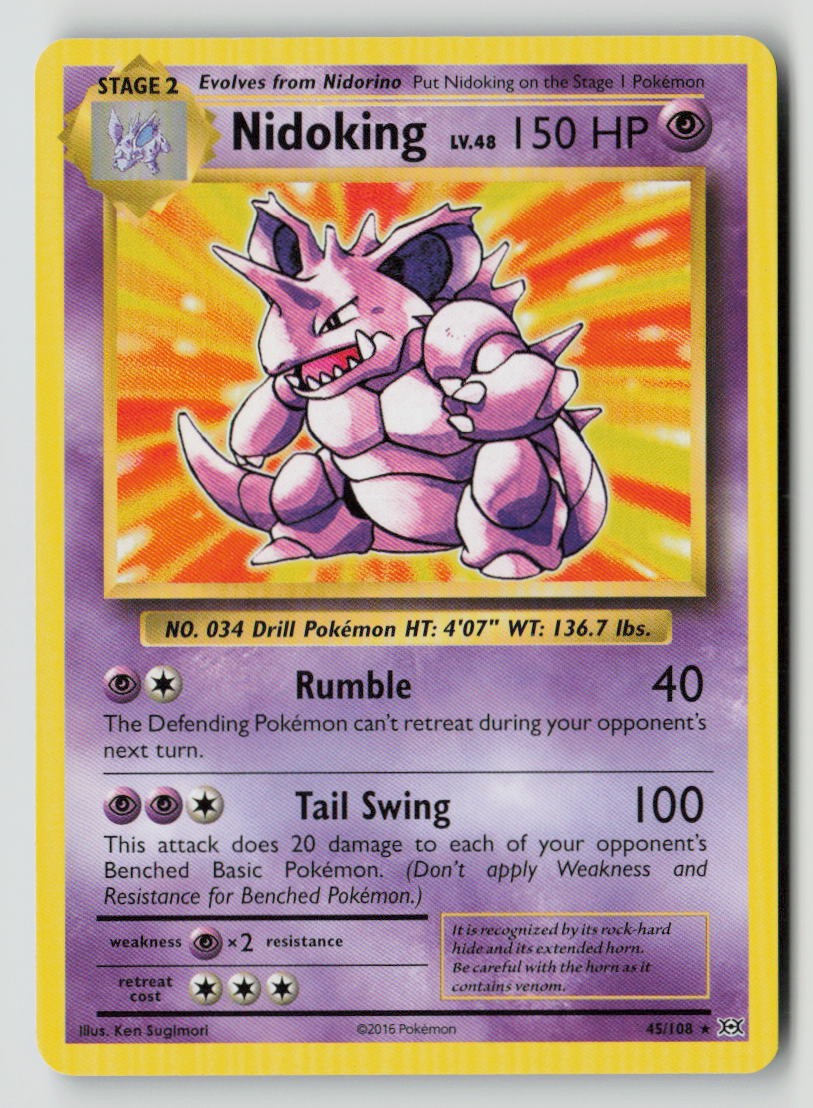 Nidoking - 45/108 (XY Evolutions)