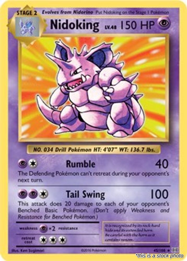 Nidoking - 45/108 (XY Evolutions)