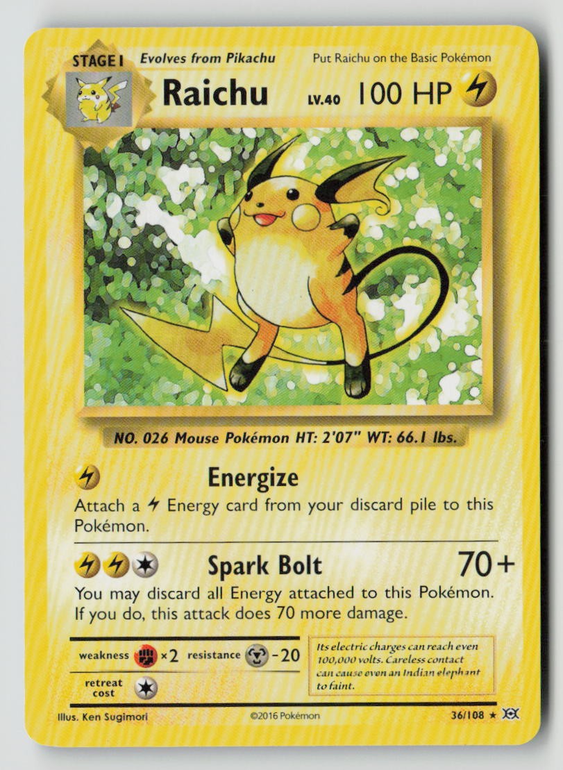 Raichu - 36/108 (XY Evolutions)