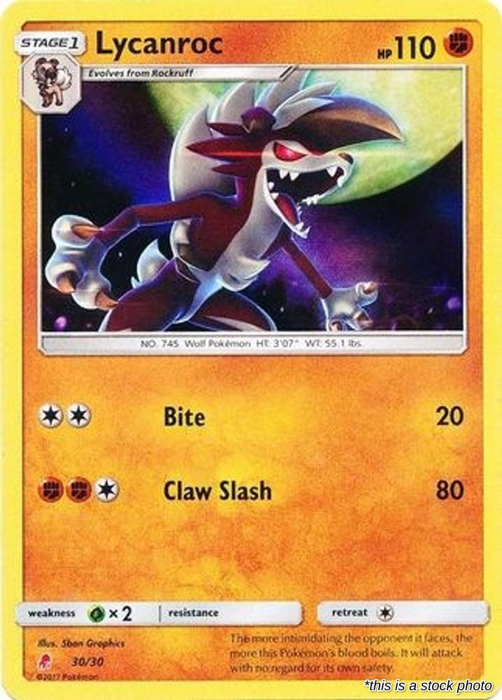 Lycanroc (#30 Holofoil)