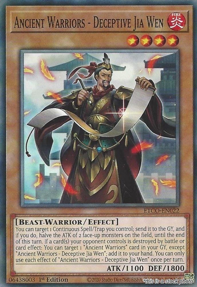 Ancient Warriors - Deceptive Jia Wen