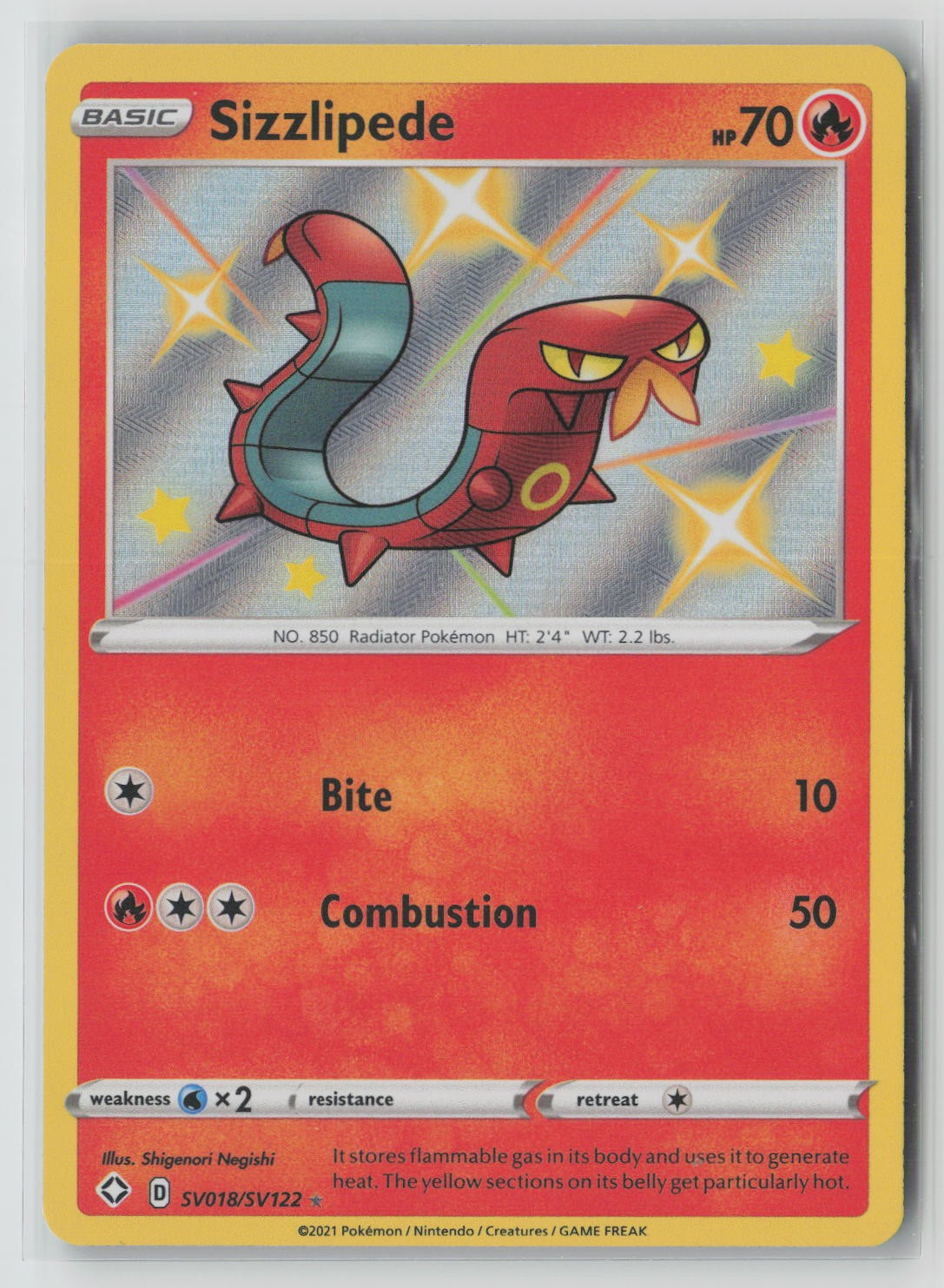 Sizzlipede