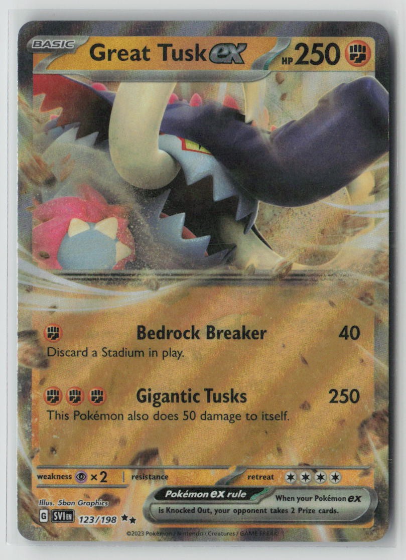 Great Tusk ex - 123/198