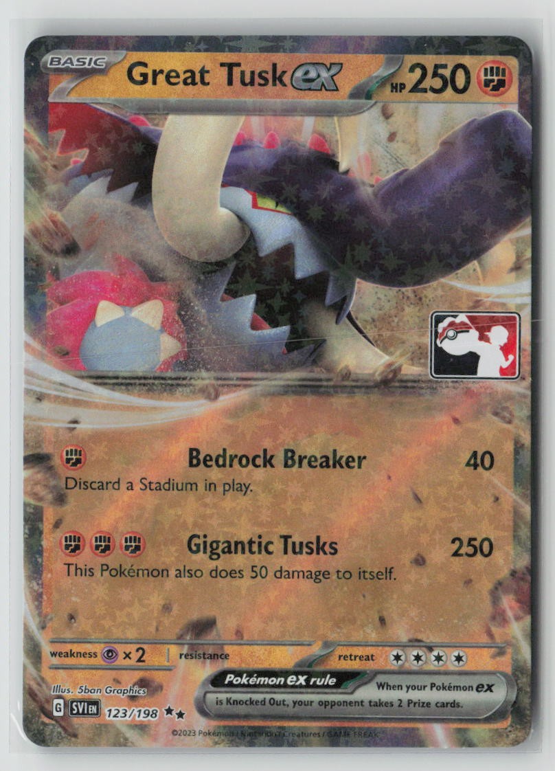 Great Tusk ex - 123/198