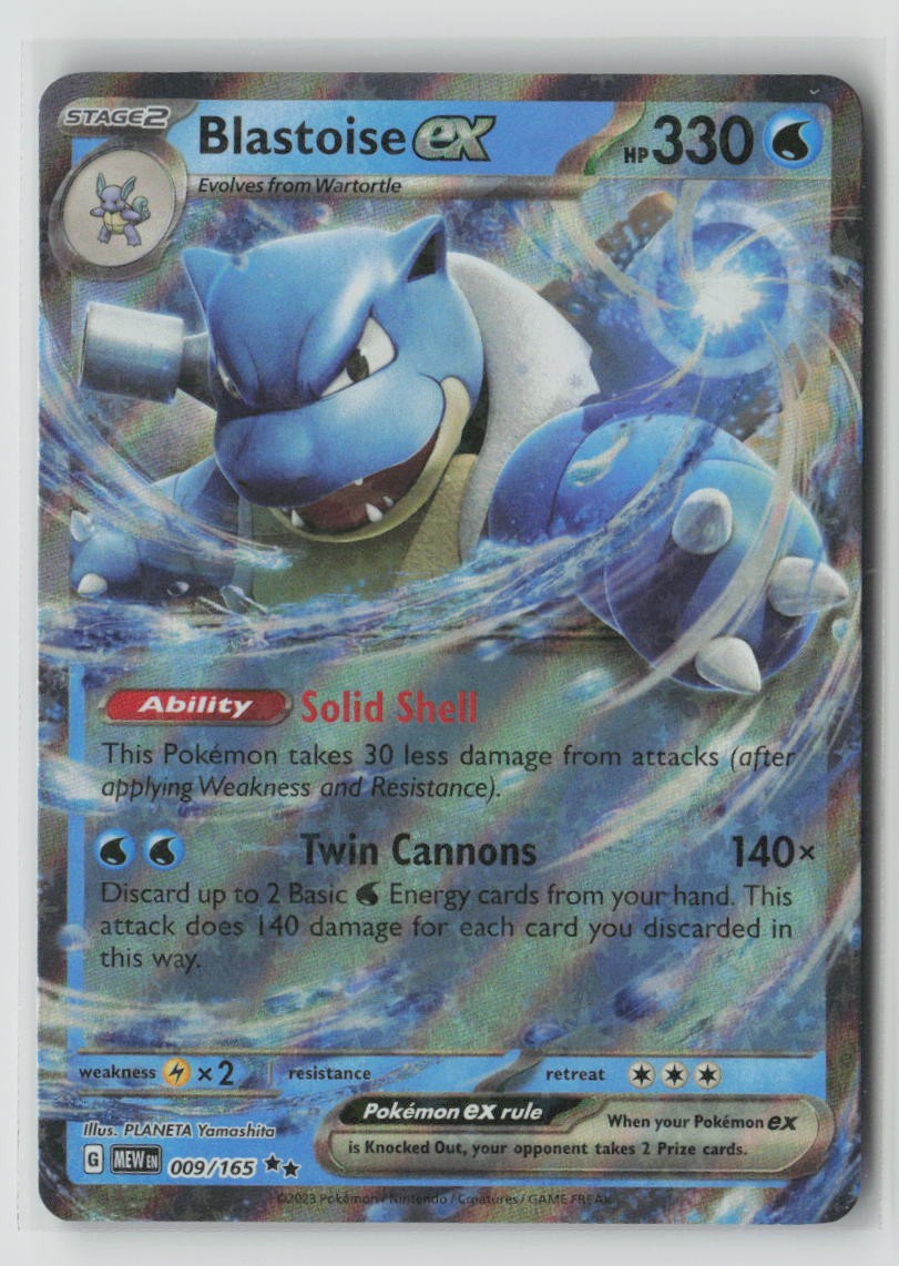 Blastoise ex - 009/165