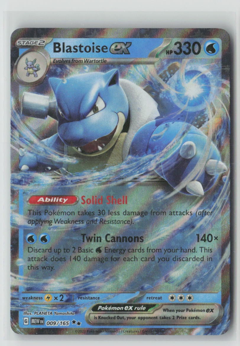 Blastoise ex - 009/165