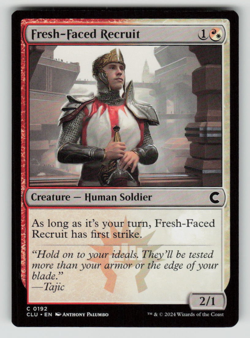 Fresh-Faced Recruit