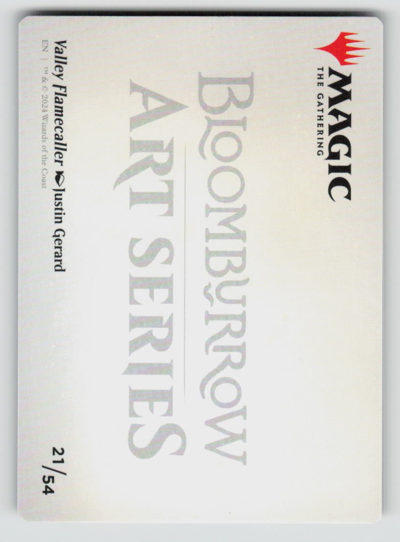 Valley Flamecaller Art Card (Back)