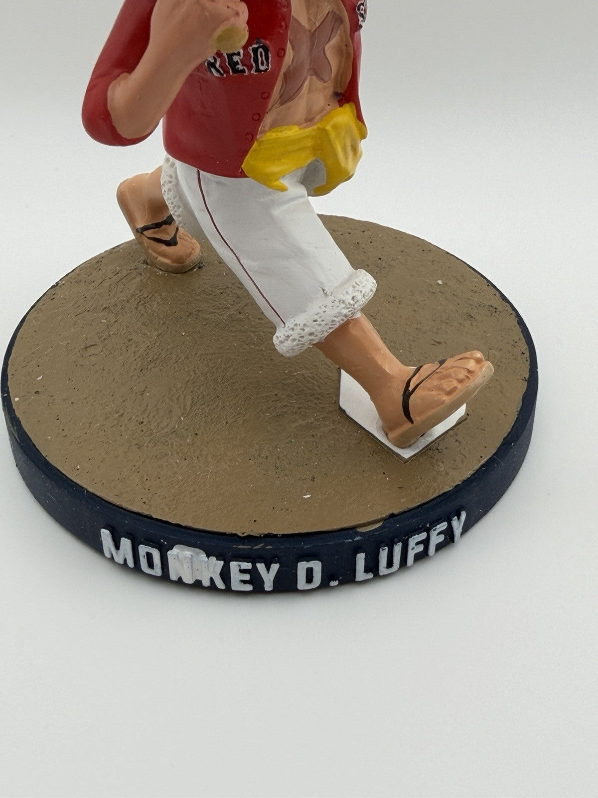 One Piece Monkey D. Luffy 25th Anniversary Bobblehead Boston Red Sox Collectible5