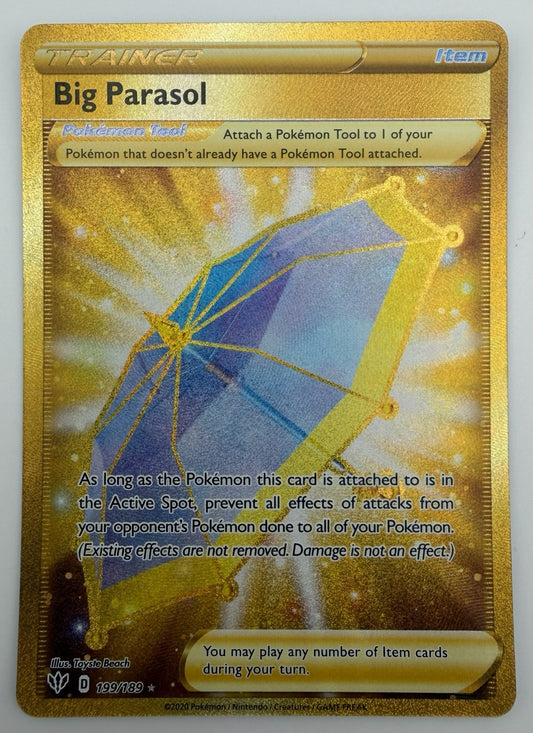 Big Parasol 199/189 Secret Rare Pokemon TCG Darkness Ablaze NM0