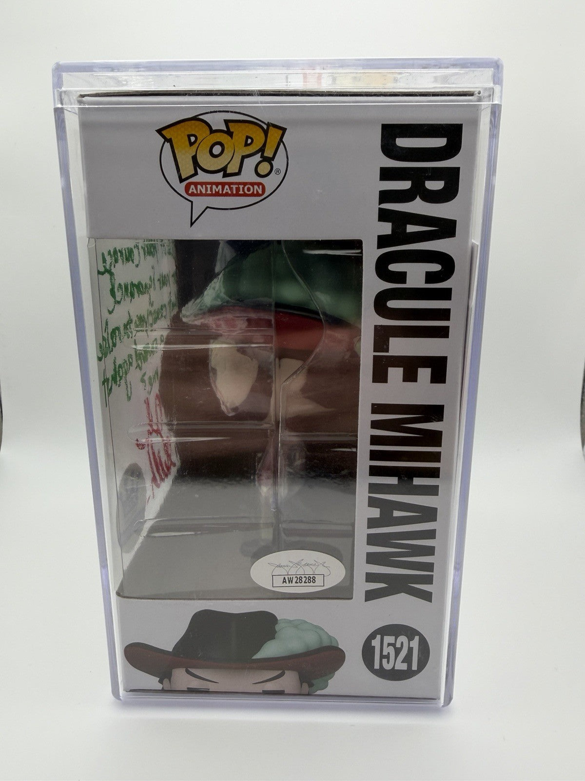 Dracule Mihawk One Piece Funko Shop Signed By John Gremillion With JSA  W/ Case1