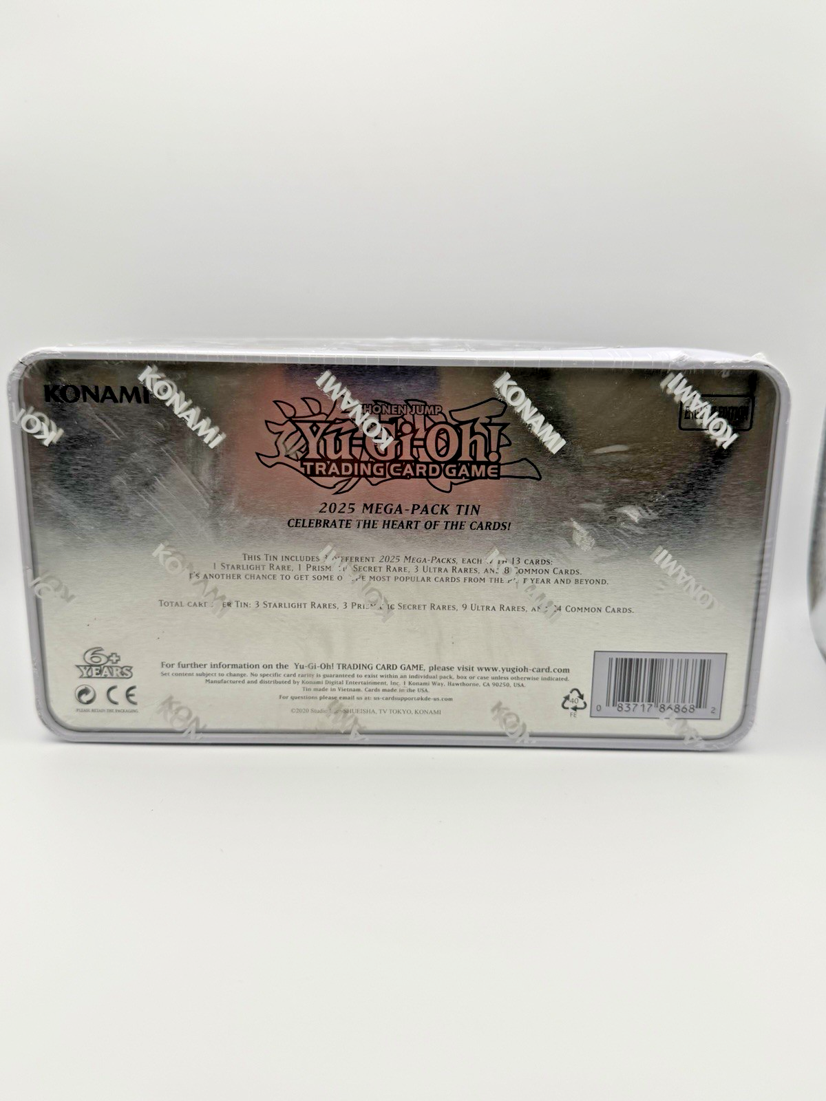 Yugioh Mega Pack Tin 2025 Tin Sealed  Tin Dented1