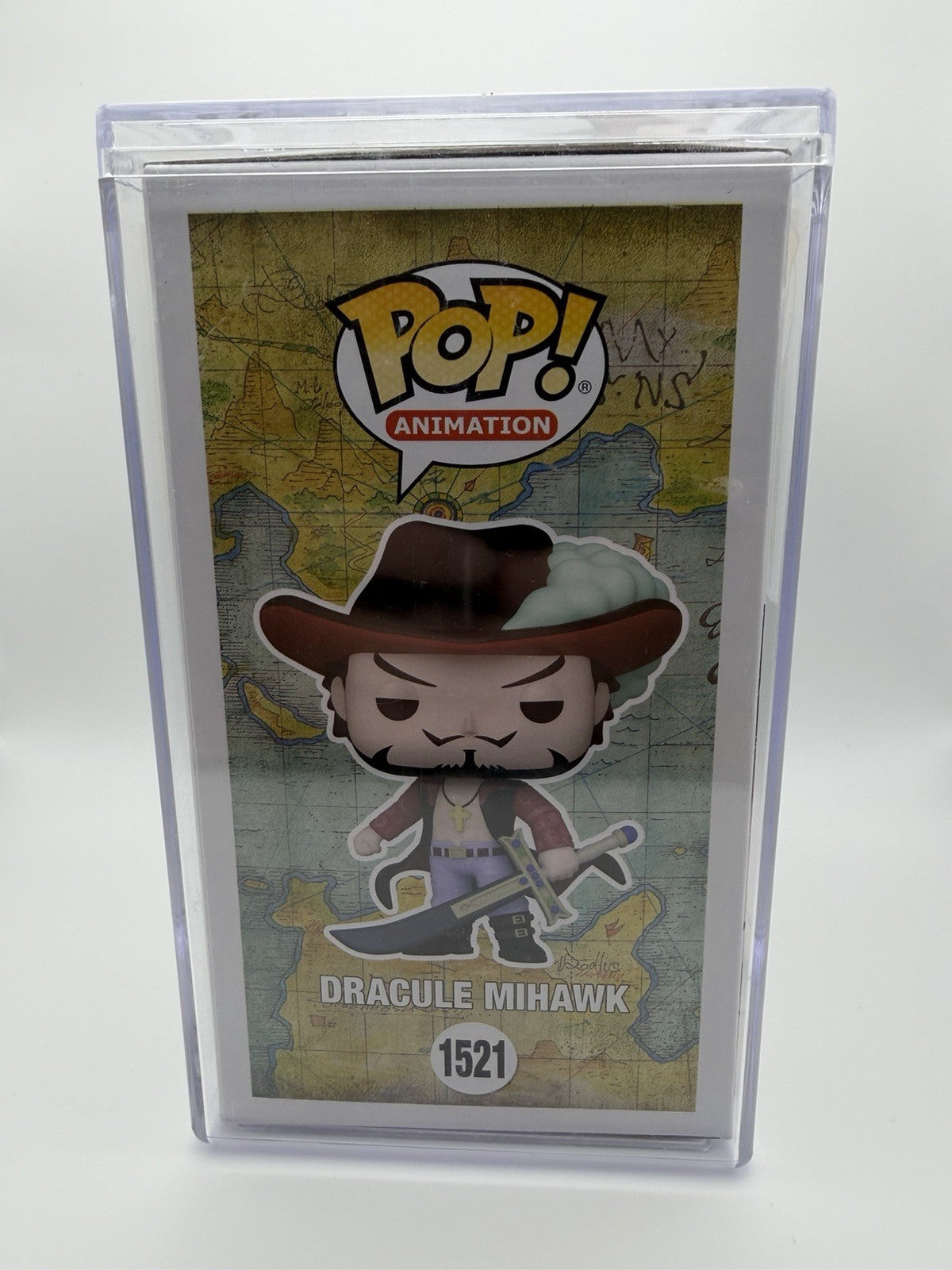 Dracule Mihawk One Piece Funko Shop Signed By John Gremillion With JSA  W/ Case3