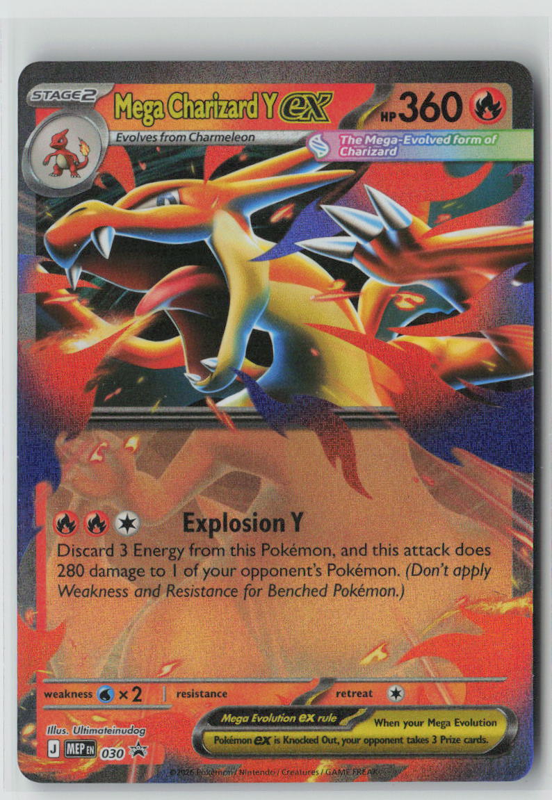 Mega Charizard Y ex - #030 ME: Mega Evolution Promo