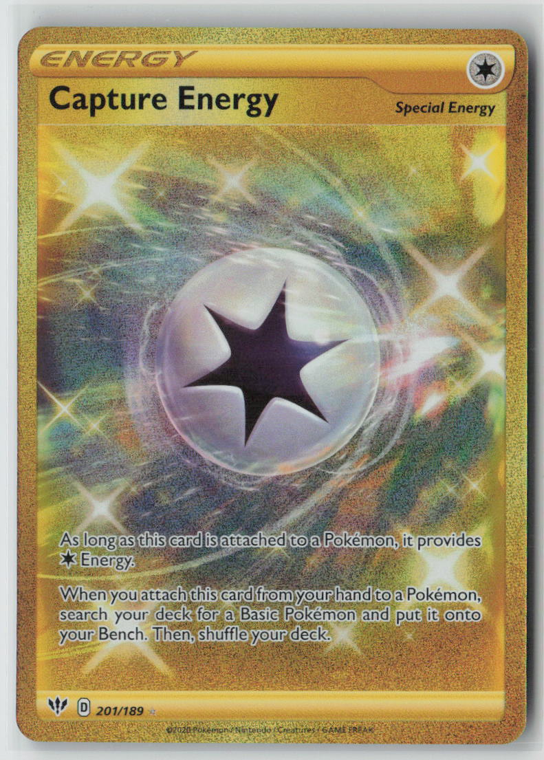 Capture Energy (Secret) - #201/189 SWSH03: Darkness Ablaze