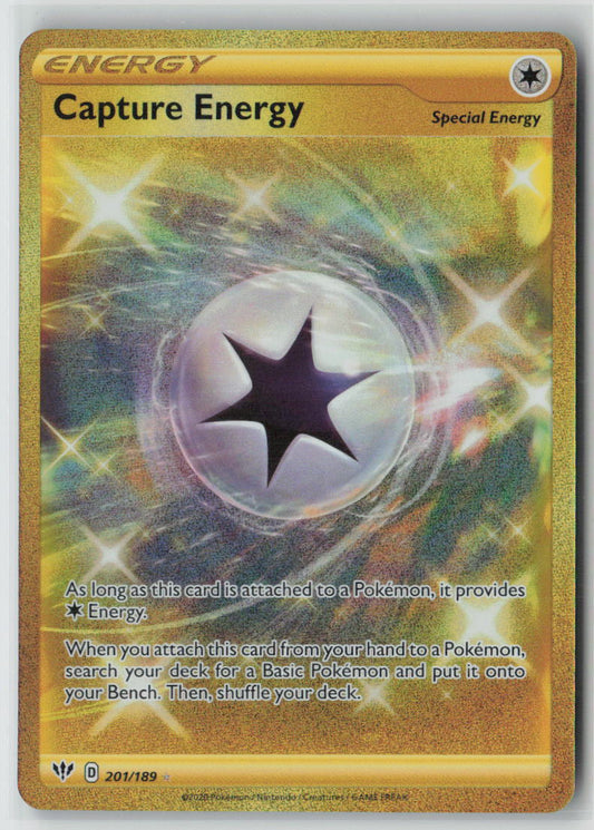 Capture Energy (Secret) - #201/189 SWSH03: Darkness Ablaze