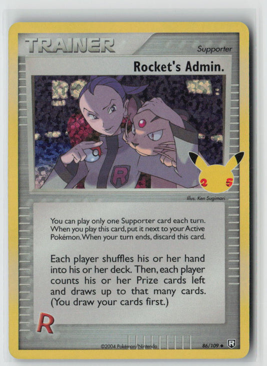 Rocket's Admin. - #86/109 Celebrations: Classic Collection