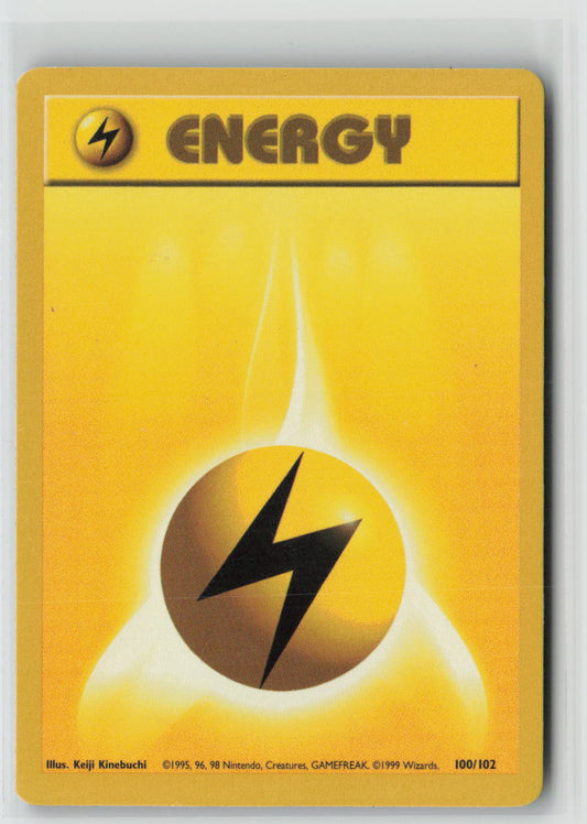 Lightning Energy - #100/102 Base Set