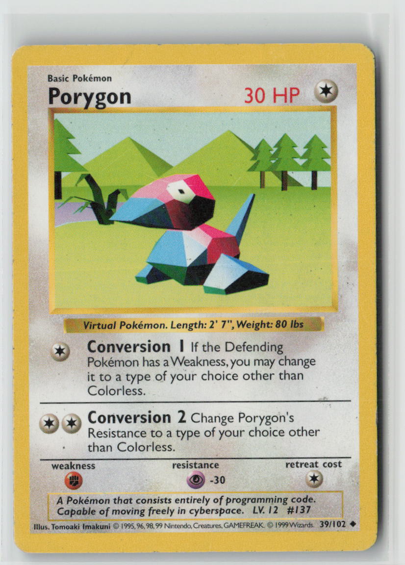Porygon - #039/102 Base Set (Shadowless)