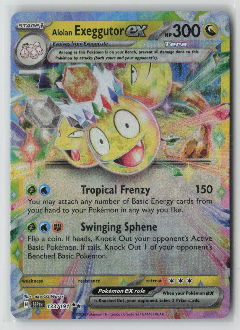 Alolan Exeggutor ex - 133/191