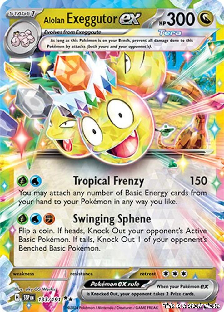 Alolan Exeggutor ex - 133/191