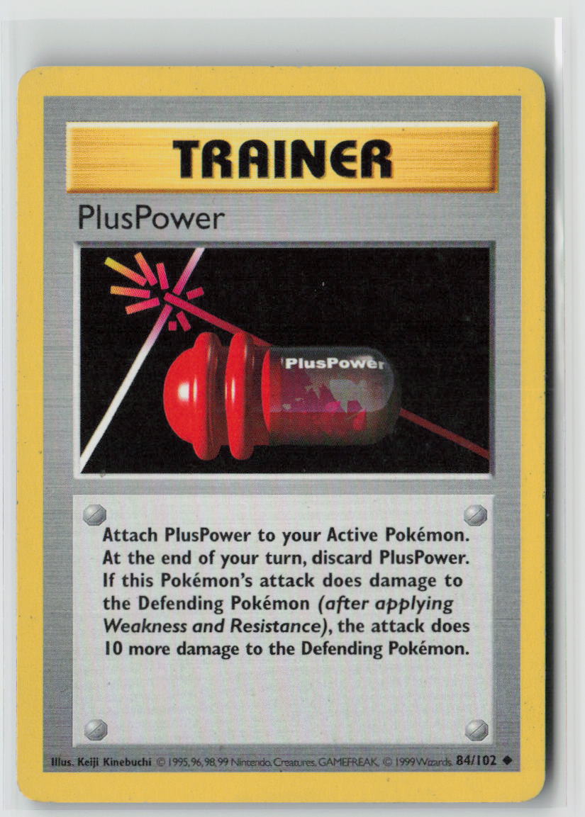 PlusPower - #084/102 Base Set (Shadowless)