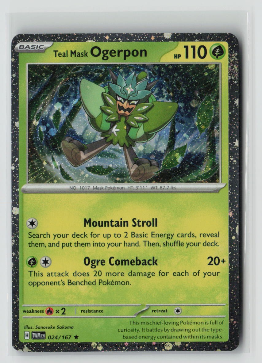Teal Mask Ogerpon - 024/167 (Cosmos Holo)