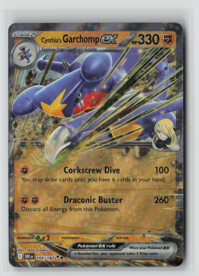 Cynthia's Garchomp ex - 104/182