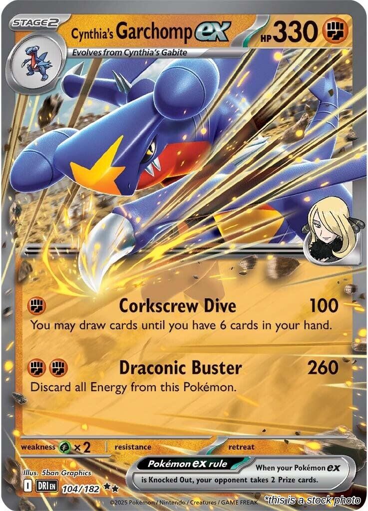 Cynthia's Garchomp ex - 104/182