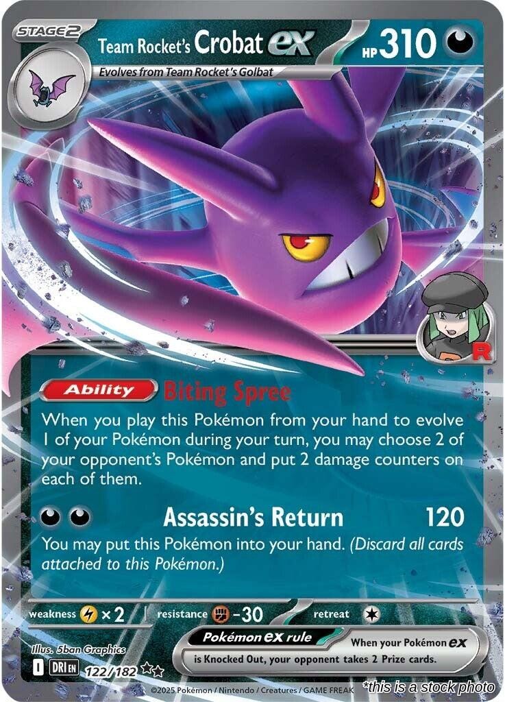 Team Rocket's Crobat ex - 122/182