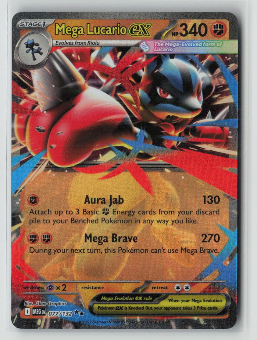 Mega Lucario ex - 077/132