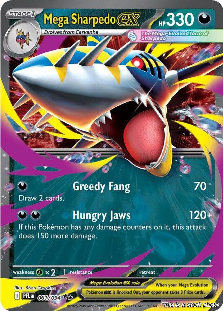 Mega Sharpedo ex - 061/094