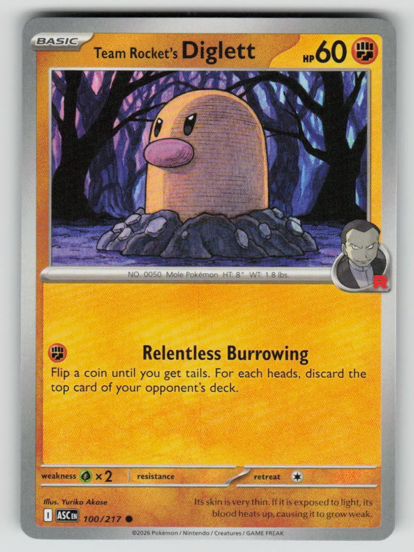 Team Rocket's Diglett