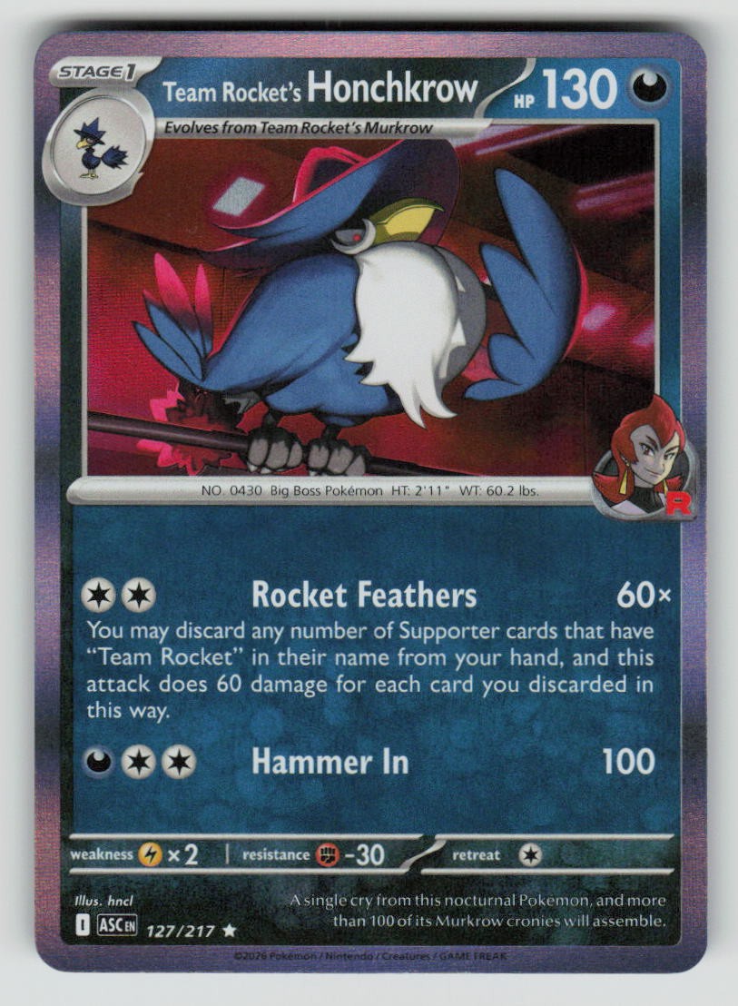 Team Rocket's Honchkrow