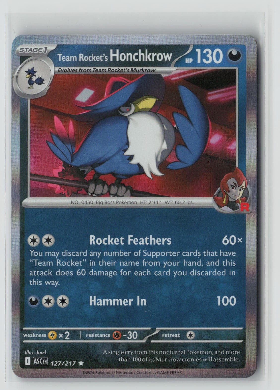 Team Rocket's Honchkrow