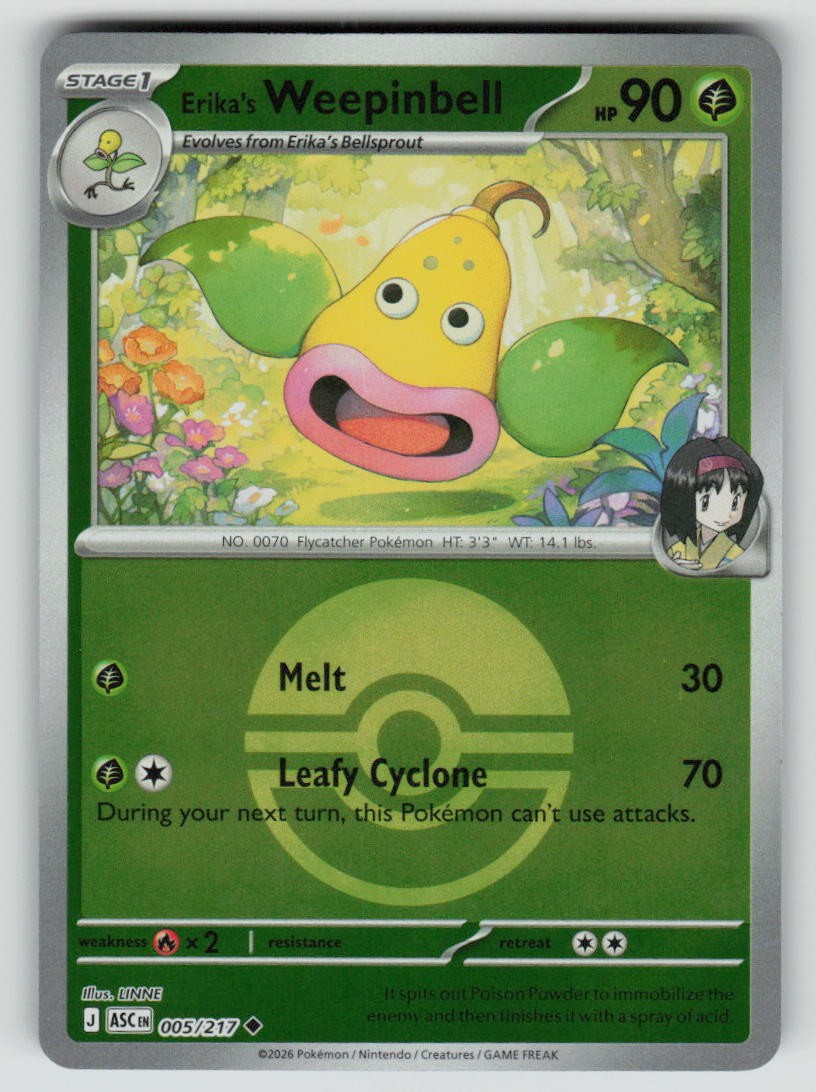 Erika's Weepinbell (Poke Ball)