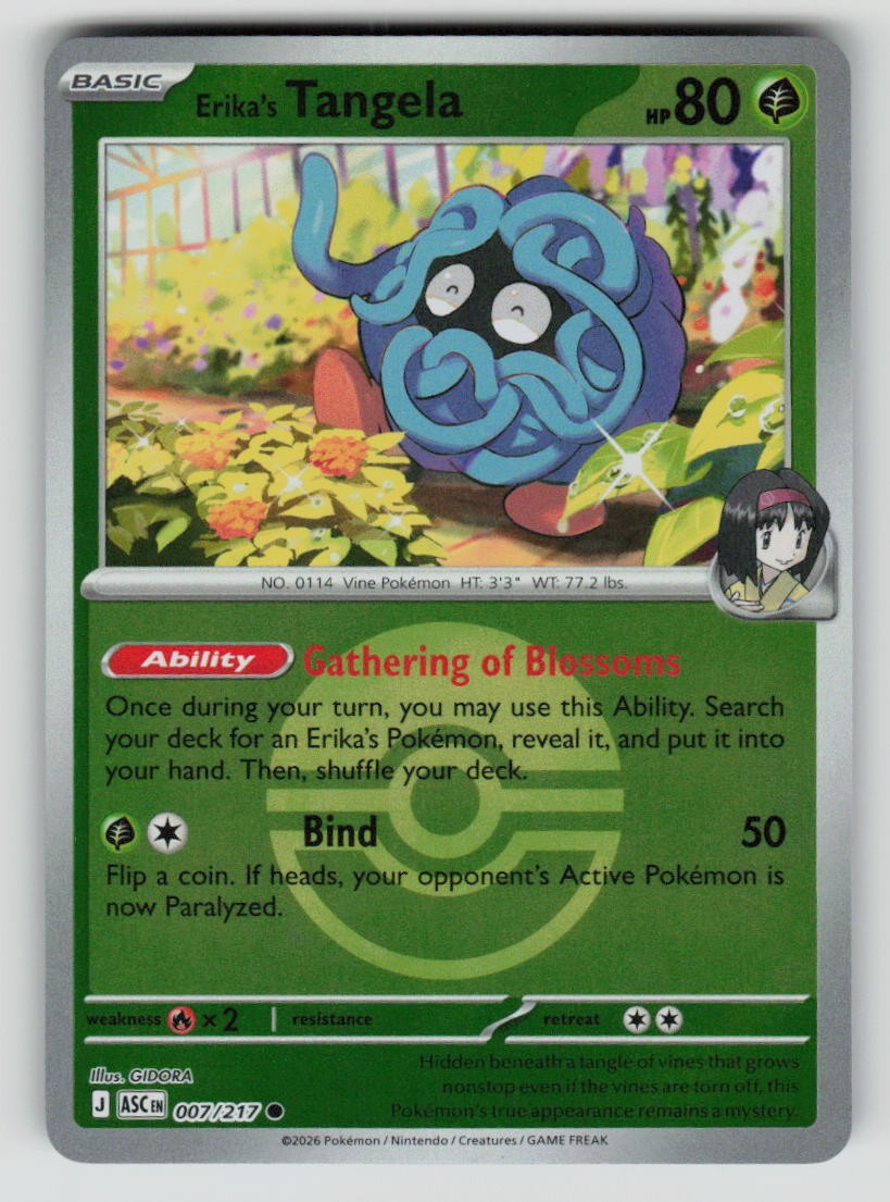 Erika's Tangela - 007/217 (Poke Ball)
