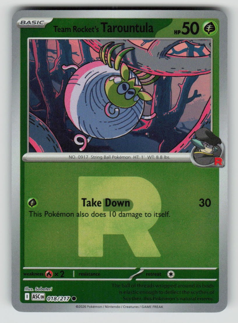 Team Rocket's Tarountula (Team Rocket)