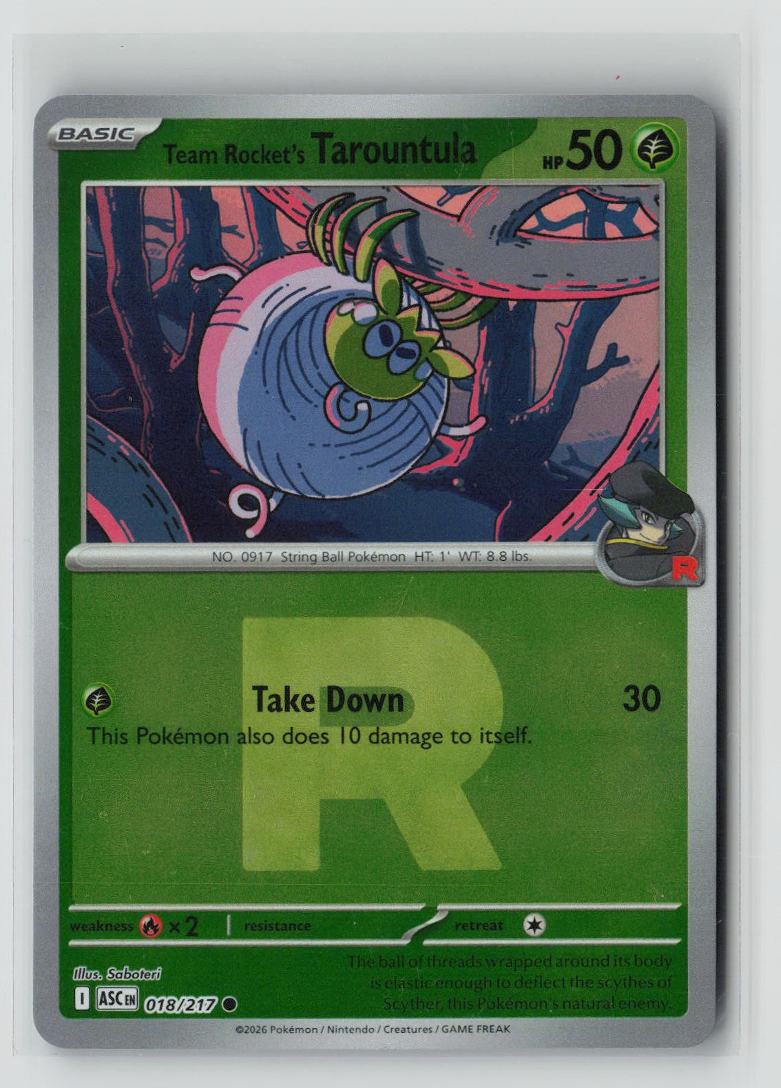 Team Rocket's Tarountula (Team Rocket)