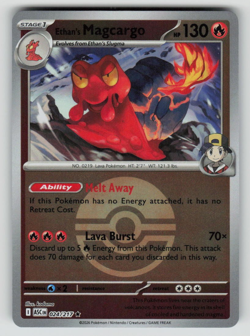 Ethan's Magcargo - 024/217 (Poke Ball)