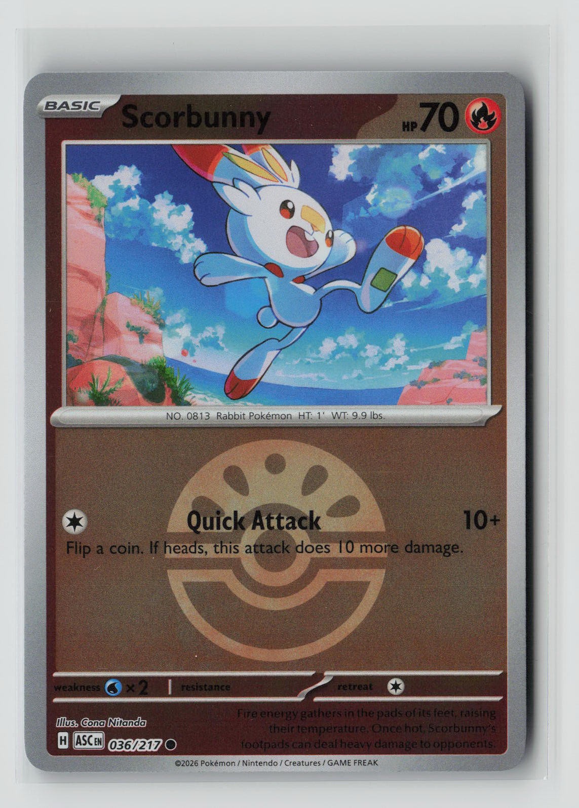 Scorbunny - 036/217 (Friend Ball)