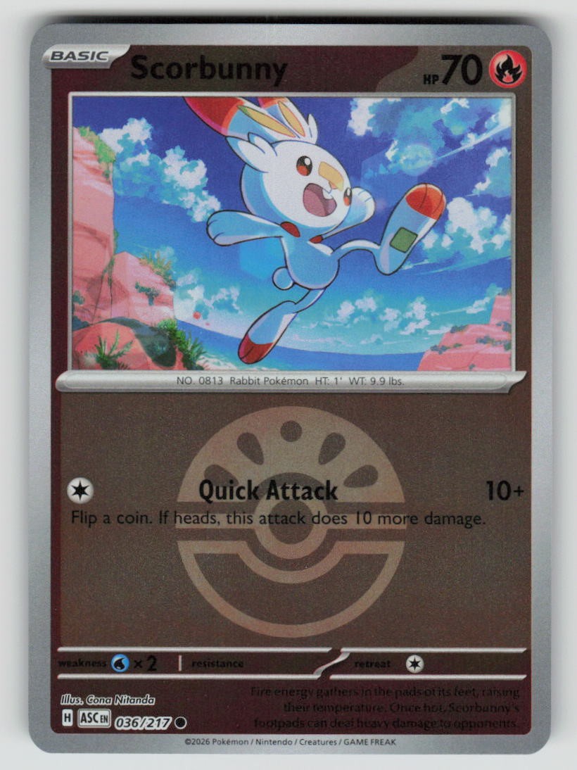 Scorbunny - 036/217 (Friend Ball)