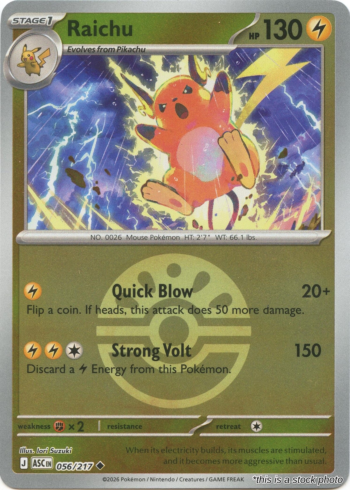 Raichu (Friend Ball)