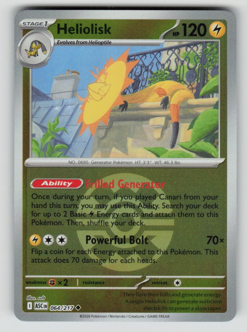 Heliolisk - 064/217 (Quick Ball)
