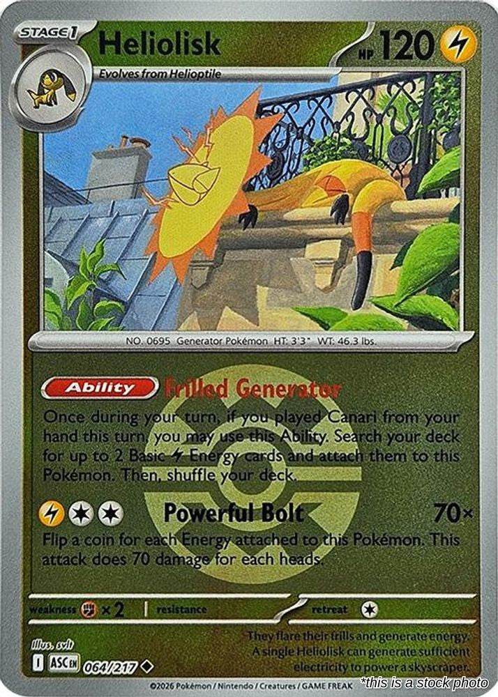 Heliolisk - 064/217 (Quick Ball)